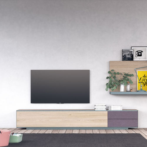 Mobile porta TV contemporaneo - RIGA 2 - Lagrama - lowboard / in legno