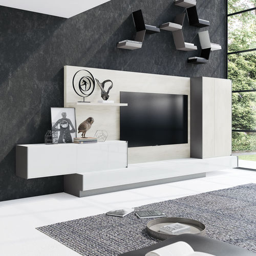 Parete attrezzata TV contemporaneo - PARMA 3 - Lagrama - in legno