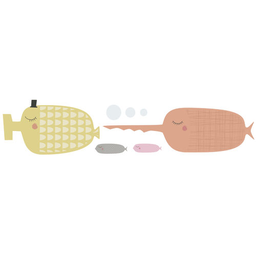 Adesivo decorativo - FISHES - Lagrama