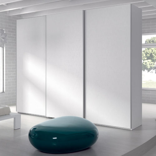 Armadio contemporaneo - ECCO  - Sistema Midi - in legno laccato / a porte scorrevoli