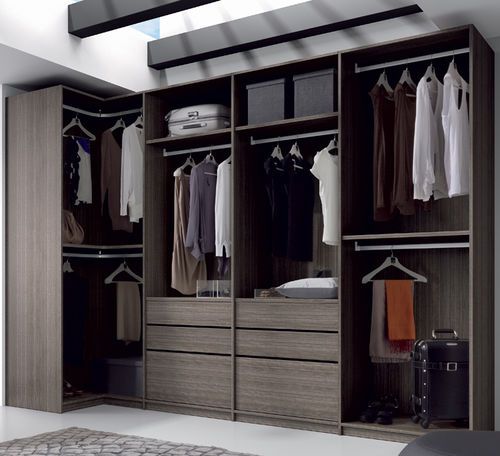 Cabina armadio ad angolo - ECCO  - Sistema Midi - contemporanea / in legno