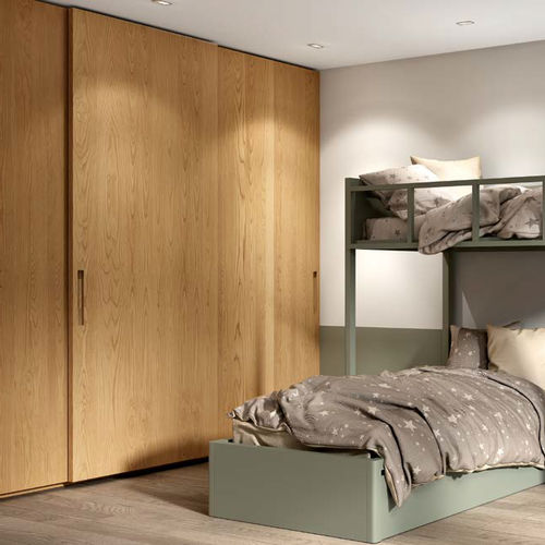 Armadio contemporaneo - ODYSSEY  - Sistema Midi - in legno / a porte scorrevoli