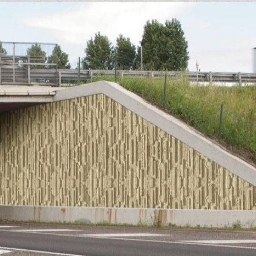 Matrice per muro - 0919 - STONEWOOD - Plasmacem - a effetto dimensionale / per calcestruzzo architettonico