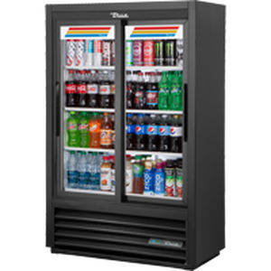 Frigorifero a 2 porte - GDM-33SSL-56-HC-LD - True Food International - professionale / a posa libera / nero