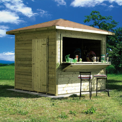 Capanno per giardino in legno - MALAGA - IL CEPPO - contemporaneo / per uso residenziale