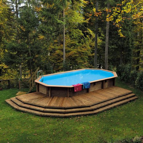 Piscina da esterno - IL CEPPO - fuoriterra / in legno