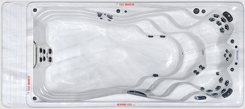 Spa da incasso per nuoto controcorrente - H2X TRAINER 18 - MASTER SPAS - rettangolare / non specificato / per uso residenziale