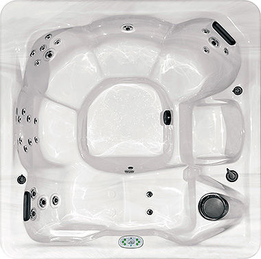 Spa fuoriterra - CLS 730L - MASTER SPAS - quadrata / 6 posti / per uso residenziale