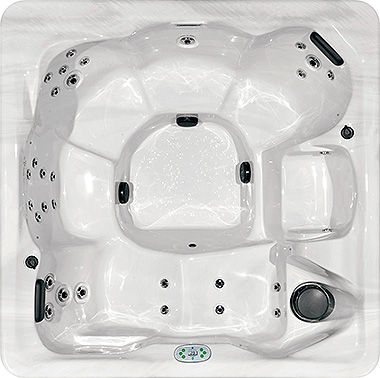 Spa fuoriterra - CLS 738L - MASTER SPAS - quadrata / 6 posti / per uso residenziale