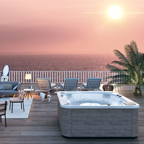 Spa da incasso - PACIFIC 70 - ASTRALPOOL - fuoriterra / quadrata / 3 posti