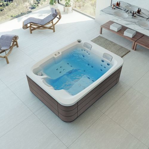 Spa fuoriterra - ALEXANDRIA - ASTRALPOOL - 3 posti / in legno / in acciaio inox