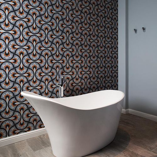Piastrella in graniglia di marmo - CUBE : TRINIDAD - MIPA srl - levigata / da bagno / da sala