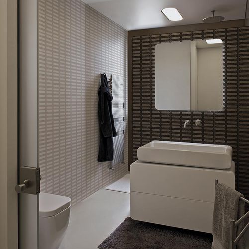 Piastrella in graniglia di marmo - FENCE - MIPA srl - levigata / da bagno / da sala