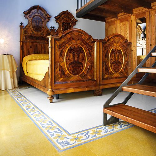 Fregio in graniglia di marmo - NOTTURNO ROMANTICO - MIPA srl - a muro / a pavimento