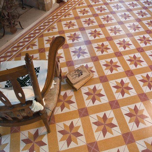 Fregio in graniglia di marmo - IL BARBIERE DI SIVIGLIA - MIPA srl - a pavimento