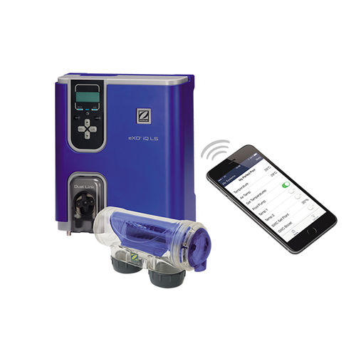 Elettrolizzatore al sale per piscina - EXO® IQ LS - ZODIAC - POOLCARE - con regolatore del PH