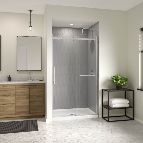 Piatto doccia quadrato - ICON 4832 - MAAX bathroom - rialzato / in ceramica / per uso residenziale