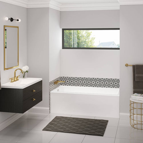 Vasca da bagno integrata - BOSCA 6030 IFS - MAAX bathroom - per ambiente abitativo / in resina acrilica / contemporanea