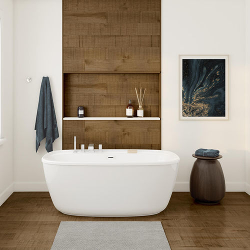 Vasca da bagno ovale - FONTANA - MAAX bathroom - da appoggio / per ambiente abitativo / in acrilico