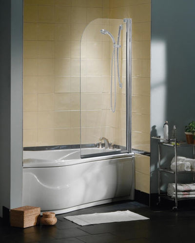Sopravasca pivotante - TUB SHIELD - MAAX bathroom - con telaio parziale