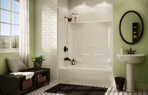 Vasca da bagno doccia rettangolare - KDTS 3260 - MAAX bathroom - da incasso / in acrilico