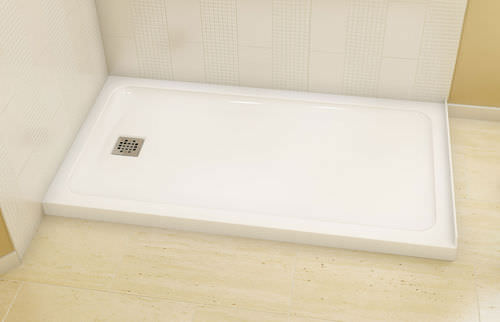 Piatto doccia rettangolare - OLYMPIA SQUARE 60 - MAAX bathroom - da appoggio / in acrilico
