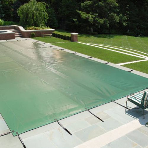 Protezione per piscina con occhielli - LAKE 550 - DEL - di sicurezza / invernale / su misura