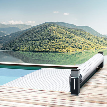 Protezione per piscina a tapparella - TIXIT  - DEL - automatica / di sicurezza / con sensore solare