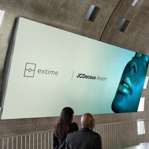 Cartello pubblicitario da parete - JCDecaux - Mobilier Urbain - da interno / da esterno / multilinea