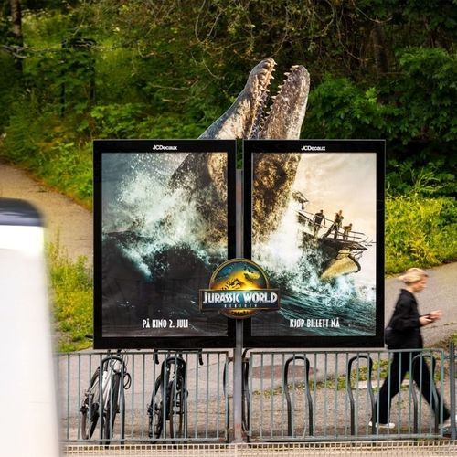 Insegna commerciale da parete - JCDecaux - Mobilier Urbain