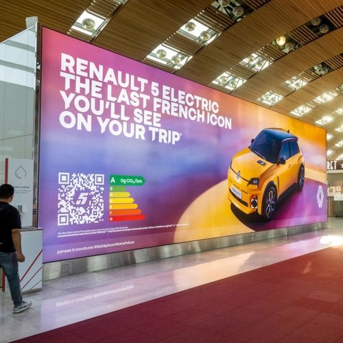 Pannello pubblicitario con fissaggio a soffitto - JCDecaux - Mobilier Urbain - da incasso / da parete / LED