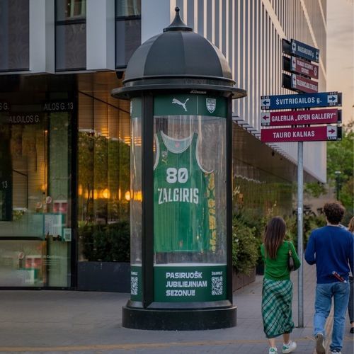 Totem pubblicitario - JCDecaux - Mobilier Urbain - LED / digitale / illuminato