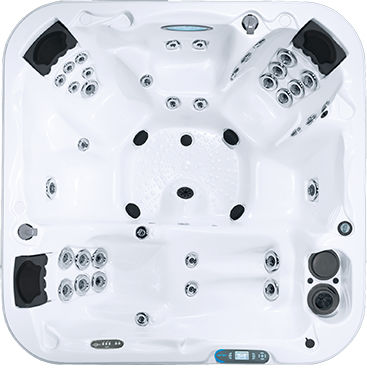 Spa da incasso - CHAIRMAN - DIMENSION ONE SPAS - quadrata / 6 posti / per uso residenziale