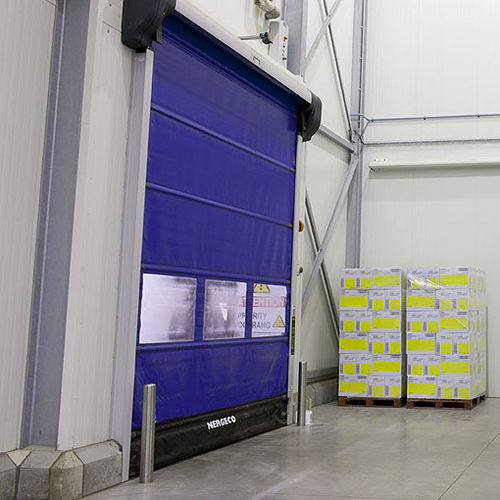 Porta industriale a libro - NERGECO R FOOD 5 - NERGECO - in composito / in PVC / automatica