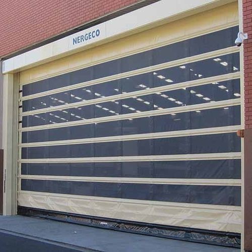 Porta industriale sezionale - NERGECO - in metallo / automatica / per hangar