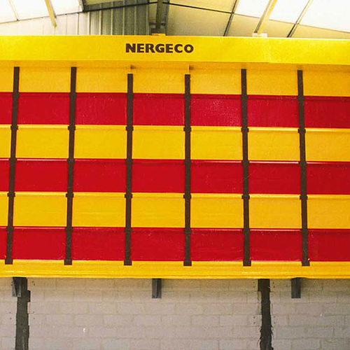 Porta industriale sezionale - NERGECO - in metallo / di grande altezza / per hangar