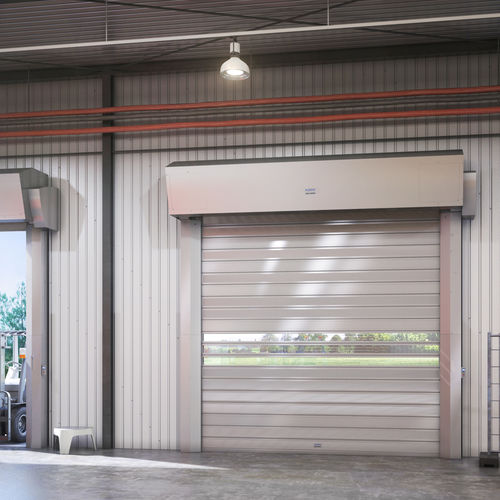 Porta industriale avvolgibile - RR3000 ISO - ASSA ABLOY - in alluminio / in acciaio galvanizzato / automatica