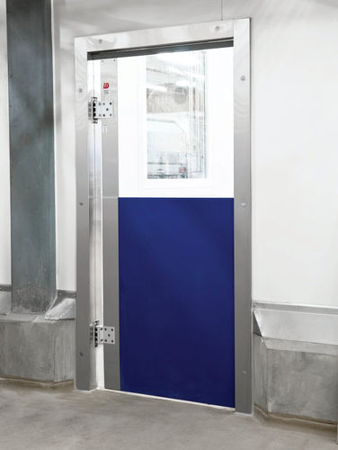 Porta industriale battente - ML0051B - DAN-doors - in policarbonato / automatica / per l'industria agroalimentare