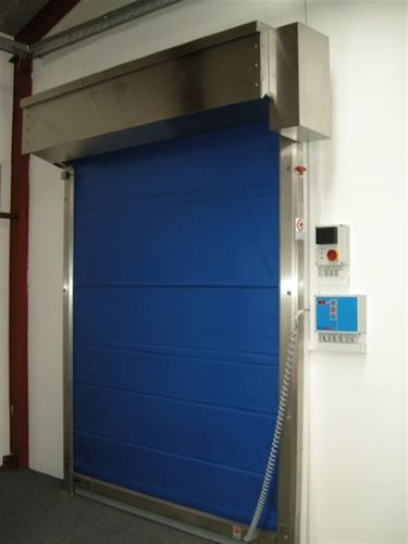 Porta industriale avvolgibile - AR0051F - DAN-doors - in PVC / per cella frigorifera / rapida