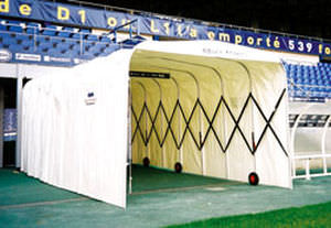 Tunnel telescopico per campo sportivo - 72110 - sport France