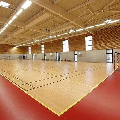 Pavimentazione sportiva da interno - LUMAFLEX ENERGY OMNISPORTS COMPACT  - Tarkett Sports Indoor - in legno / in vinile / per atletica