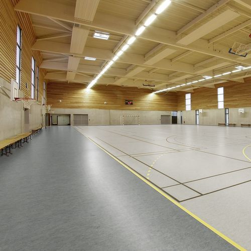 Pavimentazione sportiva da interno - LUMAFLEX EVOLUTION E LINOSPORT XF&sup2; - Tarkett Sports Indoor - in betulla / in polietilene / in poliuretano