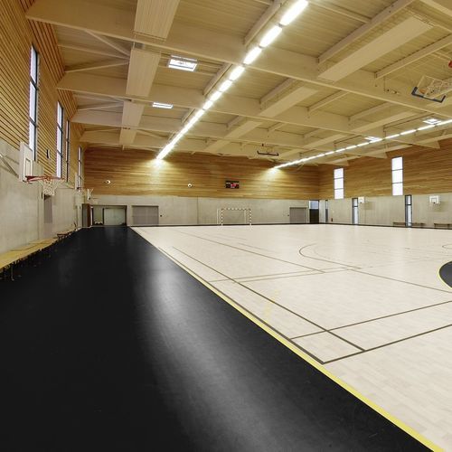 Pavimentazione sportiva da interno - LUMAFLEX EVOLUTION E REFERENCE MULTI-USE - Tarkett Sports Indoor - in betulla / in polietilene / in poliuretano