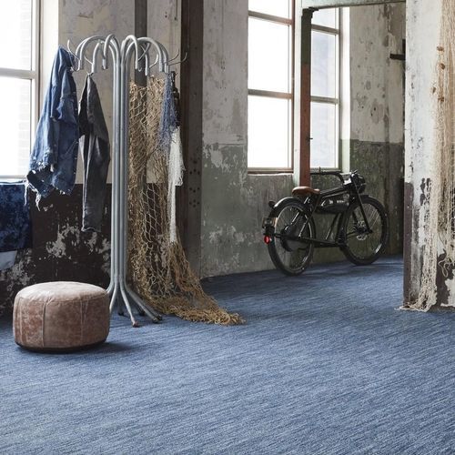 Moquette strutturata - DENIM - Tarkett RESIDENTIAL - sintetica / a tinta unita / grigia
