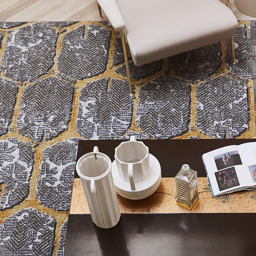 Moquette tufted - ART DECO - Tarkett RESIDENTIAL - sintetica / con motivi geometrici / grigia