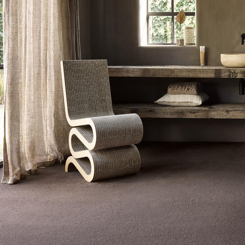 Moquette tufted - ASTERANNE - Tarkett RESIDENTIAL - sintetica / a tinta unita / nera