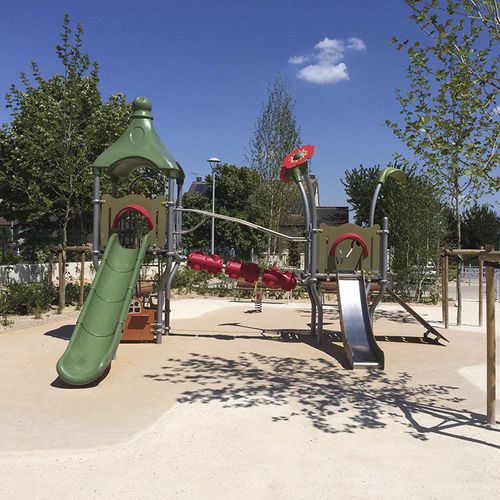 Struttura ludica per enti locali - CAMELEO 2 FANTASTIC : JCX-0008 - HUSSON INTERNATIONAL - in plastica / in acciaio / in HPL