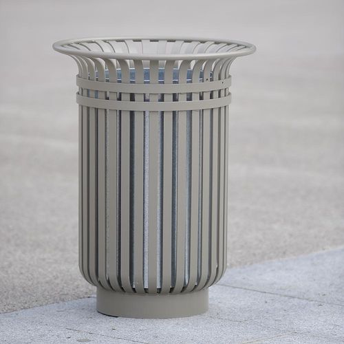Portarifiuti pubblico - LUXEMBOURG - HUSSON INTERNATIONAL - da parete / in acciaio / senza coperchio