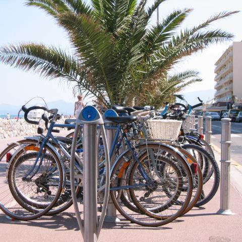 Rastrelliera per biciclette a pavimento - ELLIPSON - HUSSON INTERNATIONAL - per spazi pubblici / in acciaio inossidabile / professionale