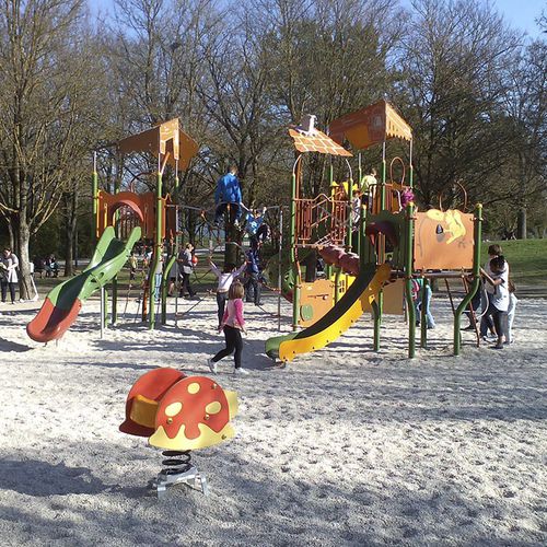 Struttura ludica per enti locali - CAMELEO 4 FORESTIC : JCX-0027 - HUSSON INTERNATIONAL - in plastica / in acciaio / in HPL